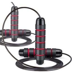 Jump Rope Adjustable - Rapid Speed - Tangle-Free - Ball Bearing - Memory Foam